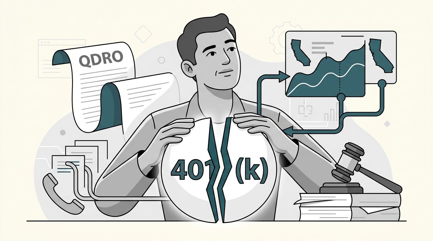 what happens to your 401k in a divorce